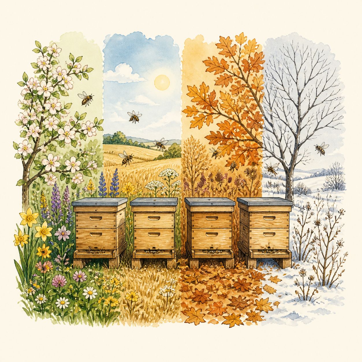 Le calendrier apicole : que faire mois par mois